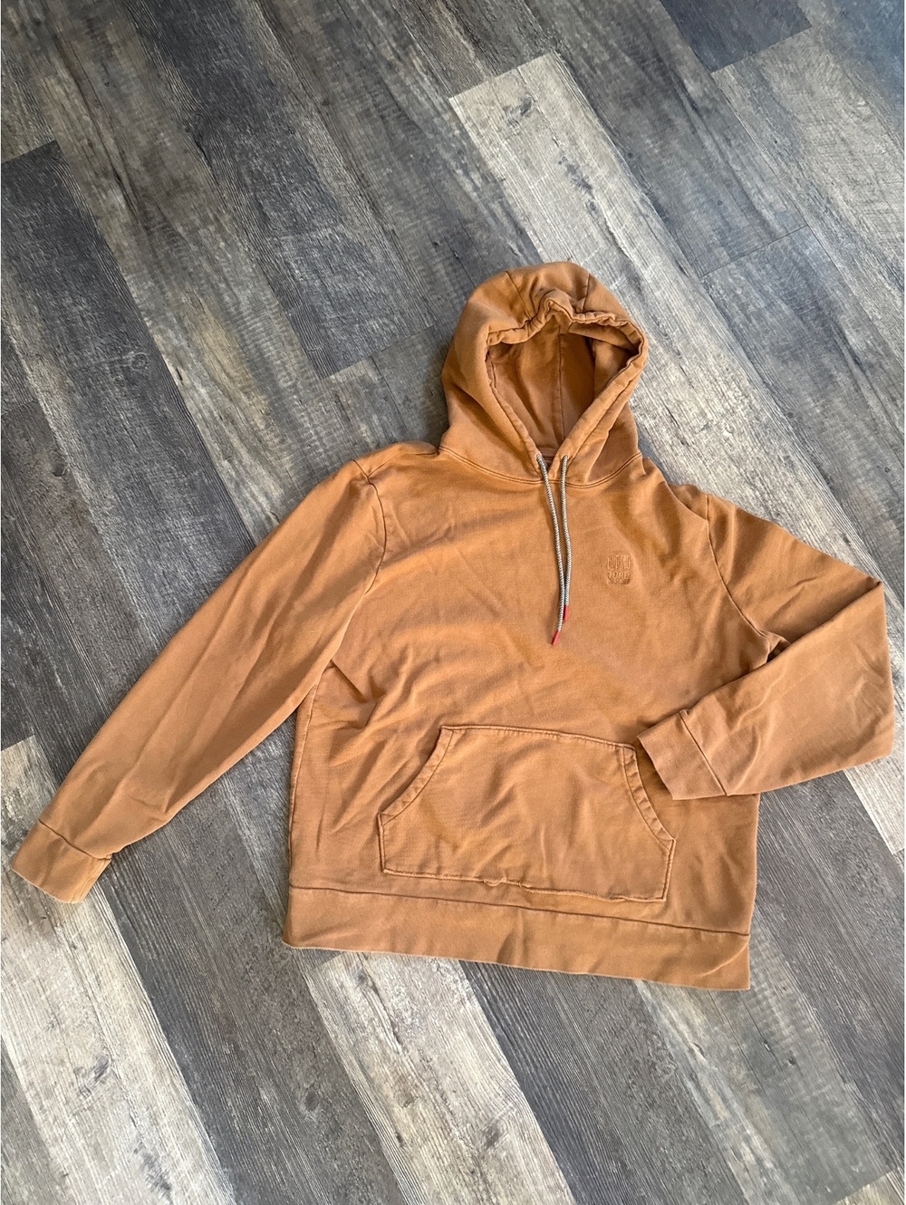 Topo Designs Men's XL Brown Hoodie Sweatshirt